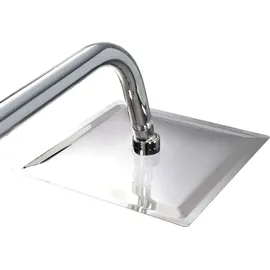 vidaXL Doppelkopf-Duschset mit Handbrause Edelstahl