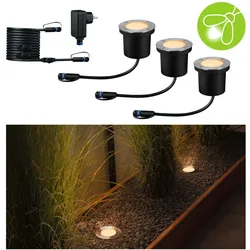 Plug & Shine LED Bodeneinbauleuchte Floor Basisset Insektenfreundlich