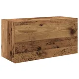 vidaXL Bad-Wandschrank Altholz-Optik 60x25x30 cm Holzwerkstoff