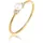 Elli DIAMONDS Elli DIAMONDS Ring Verlobung Perle Diamant (0.03 ct.) 585 Gelbgold Ringe Damen