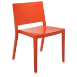 Kartell Esszimmerstuhl orange