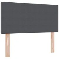 VidaXL Kopfteil Einfarbig Dunkelgrau 100 cm Cordstoff