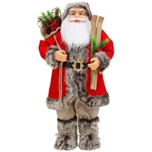 Bonetti "Weihnachtsdeko", rot (bunt), H:60cm, Filz, Dekofiguren, Weihnachtsmann, Höhe ca. 60 cm