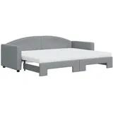 vidaXL Tagesbett 80 x 200 cm Hellgrau