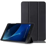 XITODA Schutzhülle für Samsung Galaxy Tab A 10.1 2016, PU-Leder mit Standfunktion Hülle für Samsung Tab A 10.1 Zoll 2016 (LTE SM-T585N / WiFi SM-T580N),Nero
