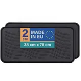 BestLivings Schuhabtropfschale 38 x 78 cm Schwarz