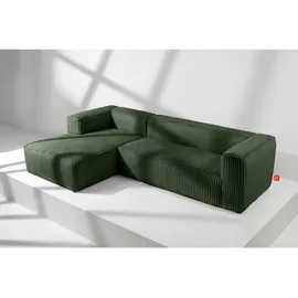 Konsimo Ecksofa Ferox ¦ grün ¦ Maße (cm): B: 305 H: 73