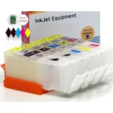 Octopus Befüllbare Fill In Patronen für Canon PGI-550, CLI-551 mit Autoresetchips