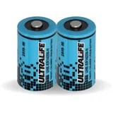 Ultralife 2x Ultralife Lithium 3,6V Batterie LS 14250 - 1/2 AA - UHE-ER14250 Li-SOCl2