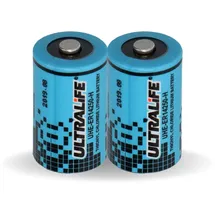 Ultralife 2x Ultralife Lithium 3,6V Batterie LS 14250 - 1/2 AA - UHE-ER14250 Li-SOCl2