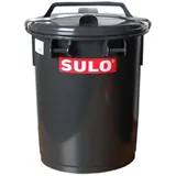 35 L Sulo Mülltonne, Retro Tonne Farbe grau