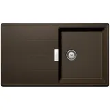 Schock Tia D-100-A links Aufliegend braun/granit Handbetätigung 860 x 500 mm