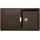 Schock Tia D-100-A links Aufliegend braun/granit Handbetätigung 860 x 500 mm