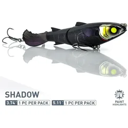 Wobbler - Drunken Mullet – 9.5cm – Shadow EINHEITSGRÖSSE