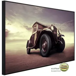 papermoon Infrarotheizung »EcoHeat - Posing Oldtimer«, Matt-Effekt - bunt