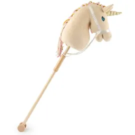 Bieco Steckenpferd Einhorn Aurora Ohne Griff Und Mit Rollen | Multicolor | One Size