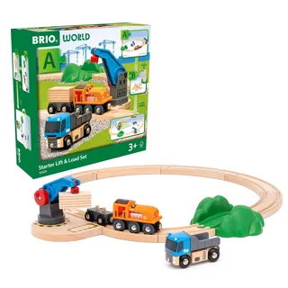 BRIO Starterset Güterzug mit Kran A (63602800)