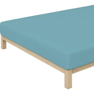 Baumwolle 140 x 200 - 160 x 220 cm petrol mid