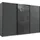 WIMEX Schwebetürenschrank Norderstedt 313 x 236 x 64 cm Grau