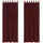 vidaXL Verdunkelungsvorhänge 2 pcs Weinrot 140 x 225 cm Samt