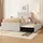 XDOVET Polsterbett, 90x200cm(90x190cm),Familienbett, Bett mit drei Schubladen, Ausziehbares Rollbett, Verstellbares Kopfteil