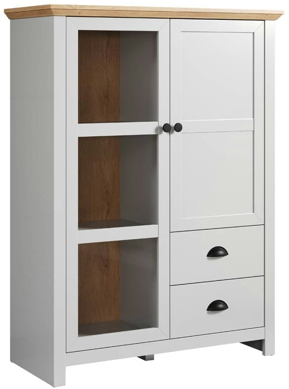 Preisvergleich Produktbild Landside Sideboard 2 Türen, 2 Schubladen, grau.