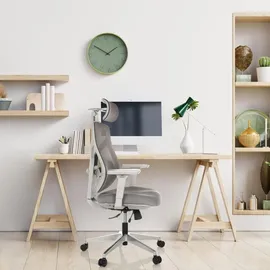 HJH Office CASSILIS W Netzstoff Grau