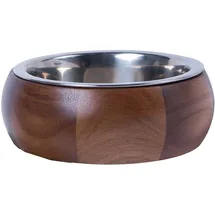 dehner lieblinge Hundenapf Holz, braun