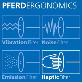 pferd tools Kettensägenschärf-Set 5,16 mm 13/64 für Kettenteilung 3/8 in Rolltasche