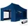 TOOLPORT Faltpavillon 3 x 6 m inkl. 4 Seitenteile Dunkelblau