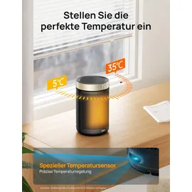 DREO Heizlüfter: Energiesparender 1500W Keramikraumheizer für Ihr Zuhause