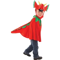 Roter Drache Draggy Kinderkostüm - Kinder-3-7-Jahre