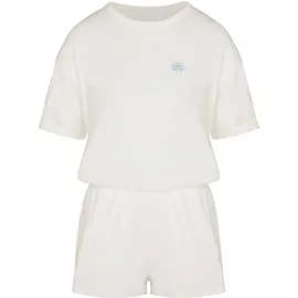 Hunkemöller Pyjama-Set aus Baumwolle Weiß L