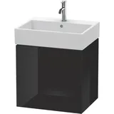 Duravit Waschtischunterschrank 2 Auszüge 58,4 x 54,4 x 45,9 cm Schwarz Hochglanz