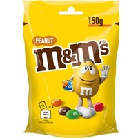 M&Ms MundMs Schokobonbons Peanut, Erdnüsse in Milchschokolade, 150g