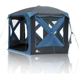 yourGEAR Pop Up Pavillon Levanzo 8,5m2 Zelt 4-6 Personen Familienzelt Bodenwanne