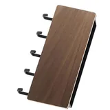 Japanischer Schlüsselhalter Aus Holz Zur Wandmontage Mit 5 Haken, Kein Bohren Erforderlich, Multifunktional, Walnussfarben.