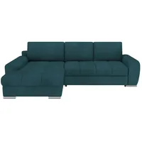 bobb Ecksofa mit Funktion   ¦ türkis/petrol ¦ Maße (cm): B: 283 H: 91 T: 181.0