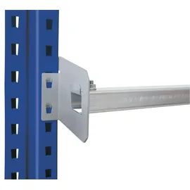 Schulte Lagertechnik Durchschubsicherung Holmlänge 1825 mm, verzinkt, Palettenüberstand 75 mm