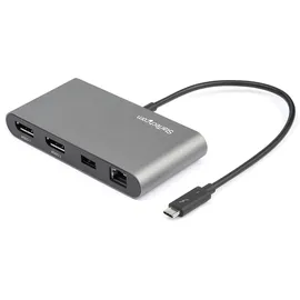 Startech StarTech.com Thunderbolt 3 Mini Dock - Tragbare TB3-Dockingstation mit dual Monitoren und DP 4K 60 Hz - GbE