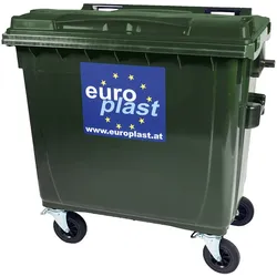 Abfall- und Wertstoffsammelbehälter 660 L C / 4-Rad Container