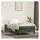 vidaXL Boxspringbett 90 x 200 cm dunkelgrün