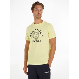 Tommy Hilfiger T-Shirt mit Label-Print, Gelb, L