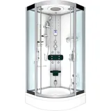 AcquaVapore Dampfdusche Duschtempel Sauna Dusche Duschkabine D46-60T2-EC 100x100