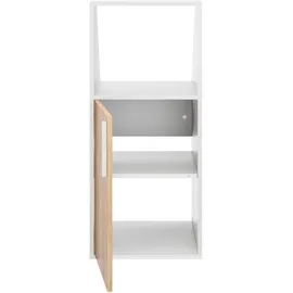 Gami Kleiderschrank UNDER 48 x 110 x 50 cm Braun/Weiß