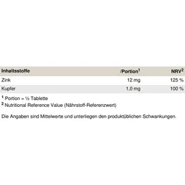 Peak Performance Zink Chelat Tabletten 180 St.