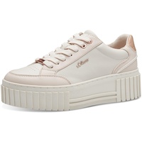 s.Oliver Damen Plateau Sneaker Platform Vegan, Rosa (Light Pink Com), 40