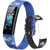 Dwfit Fitness Armband Kinder,Fitness Tracker mit Pulsmesser Fitness Uhr Kinder Aktivitätstracker Schrittzähler Smartwatch Sportuhr für Jungen Mädchen für Android iOS Smartphone