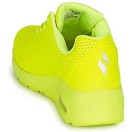 SKECHERS Uno Night Shades neon yellow durabuck 41