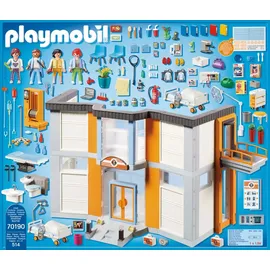 Playmobil City Life Großes Krankenhaus mit Einrichtung 70190